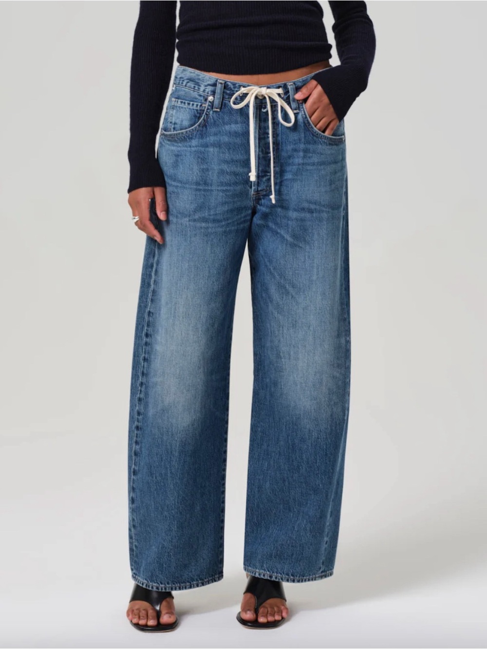 Citizens of Humanity Brynn Drawstring Trouser Jeans Atlantis